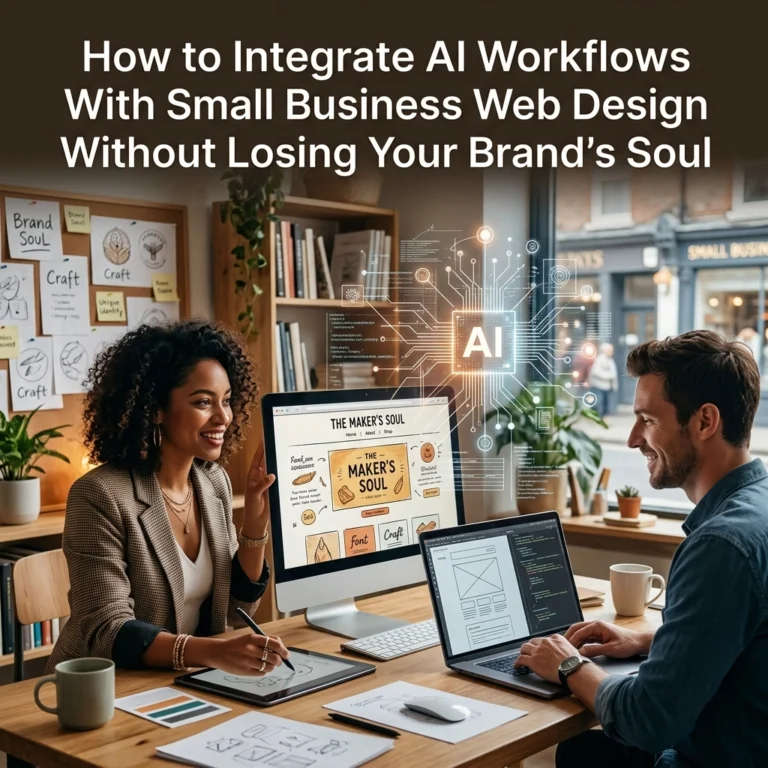 How to Integrate AI Workflows With Small Business Web Design Without Losing Your Brand’s Soul