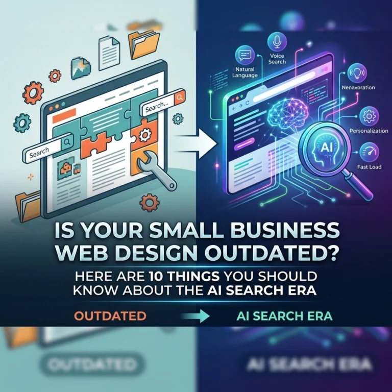 Is Your Small Business Web Design Outdated? Here Are 10 Things You Should Know About the AI Search Era