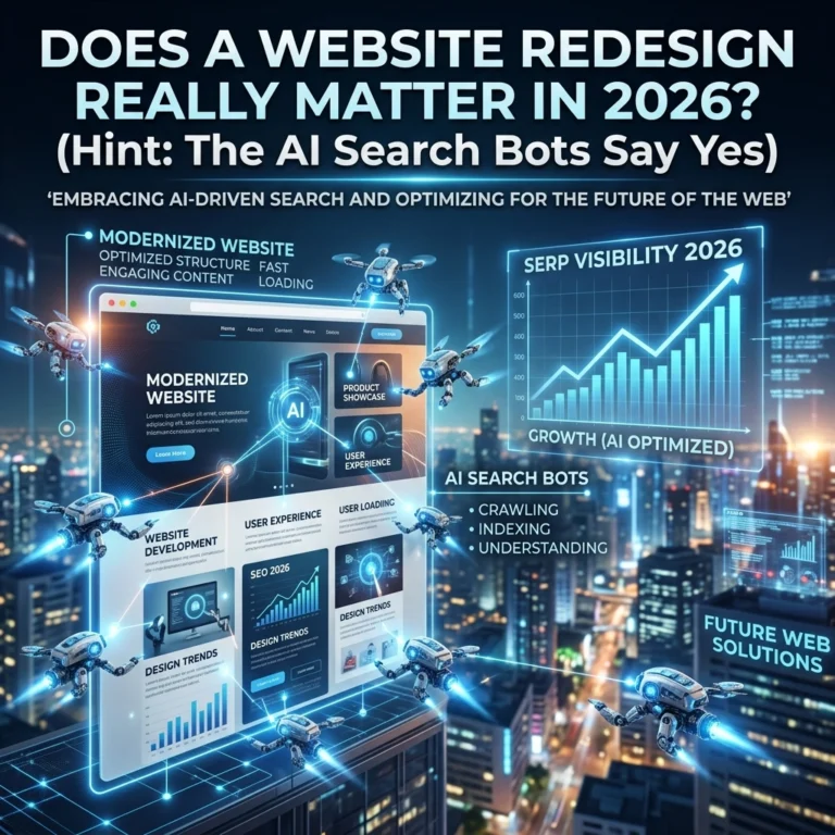 Does a Website Redesign Really Matter in 2026? (Hint: The AI Search Bots Say Yes)