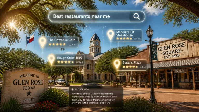 The ‘Near Me’ Advantage: How Glen Rose Businesses Can Capture the Weekend Tourist Crowd