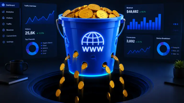 Your Website is a Leaky Bucket: 5 Signs You Need Better Landing Page Design and Conversion Rate Optimization