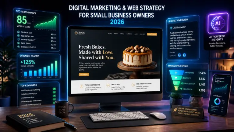 SEO + AI + Web Strategy: The 2026 Small Business Playbook That Actually Works
